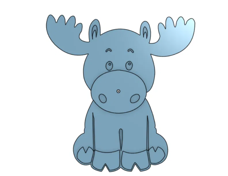 Charm Nai Sừng Tấm Gắn Giày Crocs - Image 1