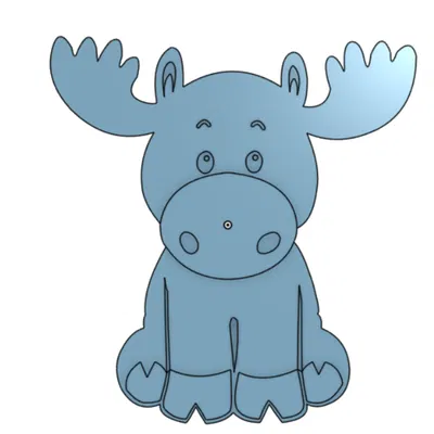 Charm Nai Sừng Tấm Gắn Giày Crocs