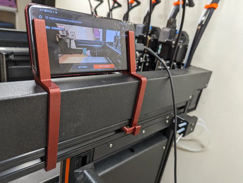 Giá đỡ điện thoại cho Prusa XL làm webcam với PrusaConnect - Image 2