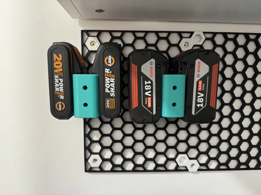 Giá đỡ pin đôi Worx 20V cho HSW - Image 2