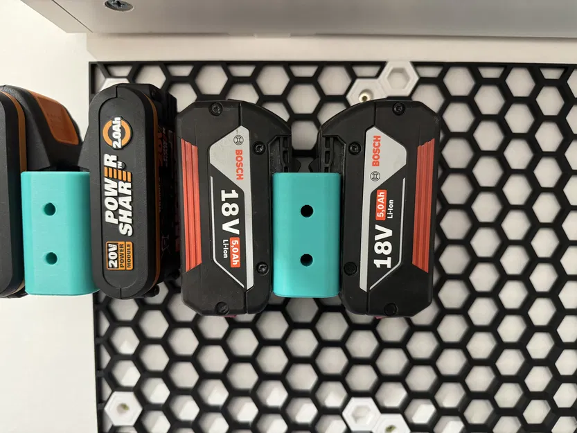 Giá đỡ 2 pin Bosch 18V cho HSW - Image 1