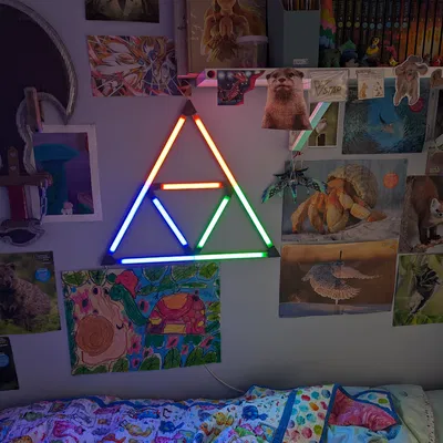 Đèn LED Triforce Legend Of Zelda Treo Tường