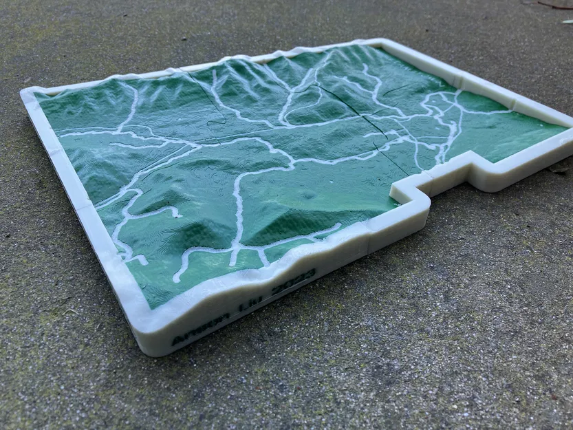 Bản đồ Topo Khung Williamstown, MA, Hoa Kỳ Có Đường và Suối - Image 7