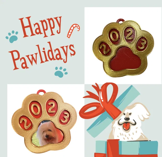 Móc treo/Khung ảnh chân chó - Image 1