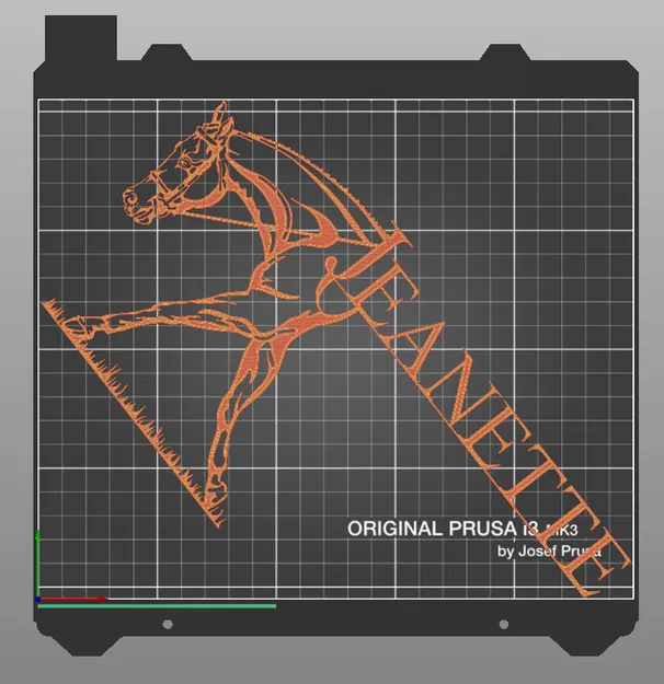 Mô Hình Ngựa Jeanette & Tên - Image 2