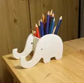 Chân đế/Hộp đựng bút hình con voi - Thumbnail 2