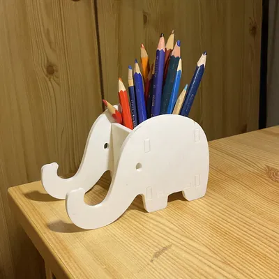 Chân đế/Hộp đựng bút hình con voi