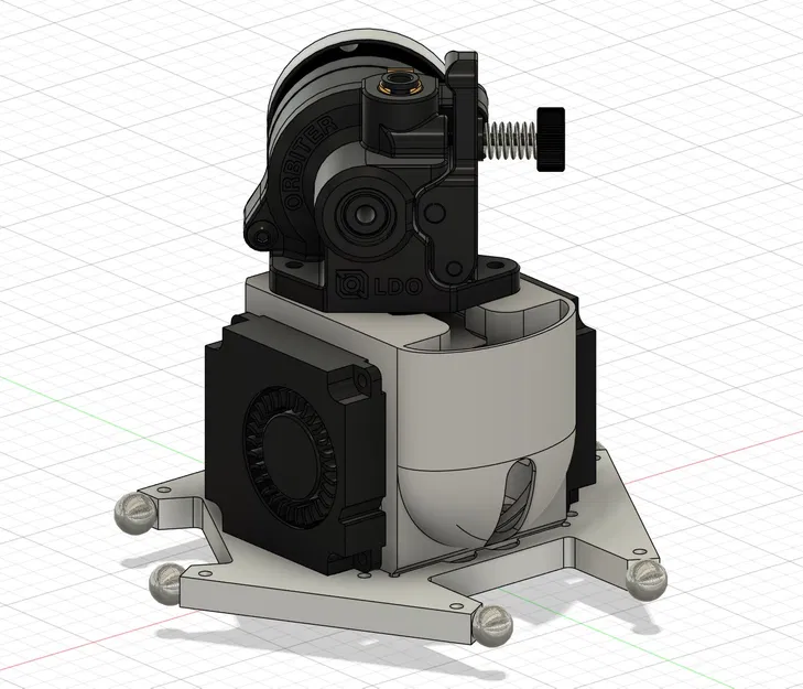 FLSun Super Racer - Giá đỡ vỏ bộ phận làm mát cho Orbiter v 2.0 - Image 1