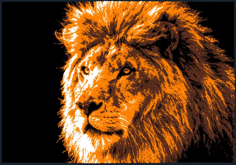 Tranh đầu sư tử - Image 3