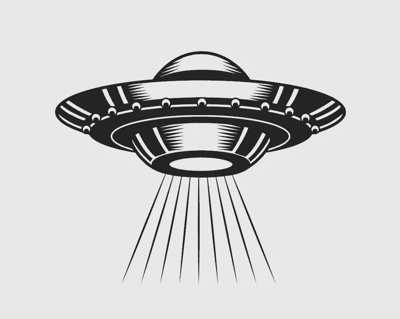 UFO - Tranh Treo Tường Dễ In - Image 1