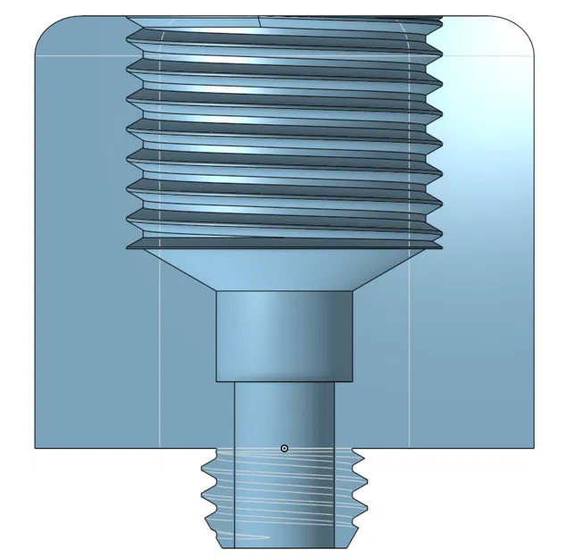 Bộ chuyển đổi MK4 Reverse Bowden (gắn vào PC4-M10 hoặc trực tiếp vào ống PTFE 4.1mm OD của bạn) - Image 3