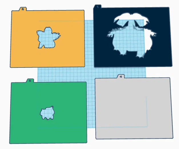 Shadow Box Pokemon Bulbizarre tiến hóa - Image 2