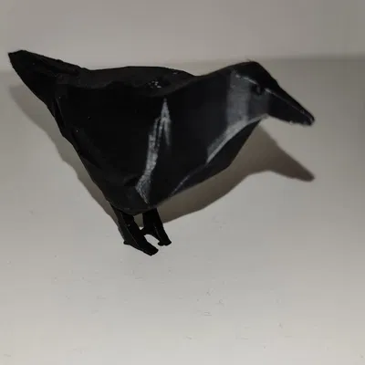Mô hình Quạ Lowpoly