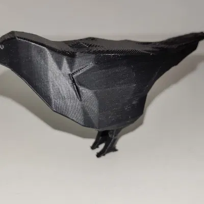 Mô hình Quạ Lowpoly