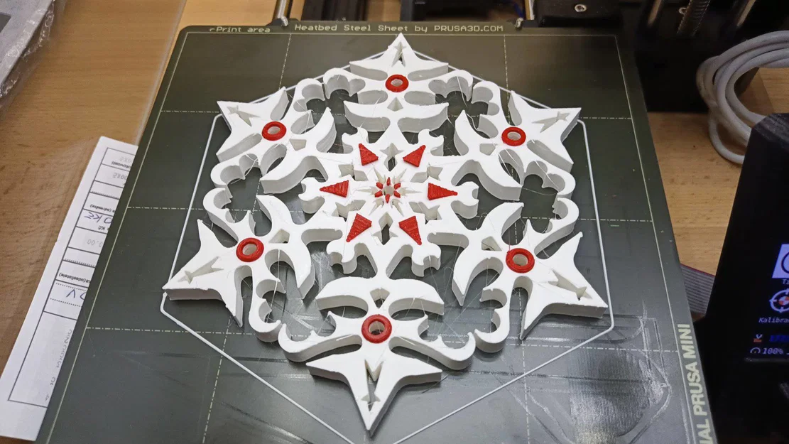 Bông Tuyết Trang Trí Đỉnh Cây Thông Noel - Image 1