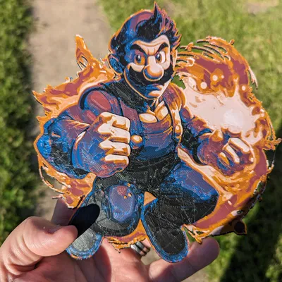 Mô hình Son Mario - Phong cách Dragon Ball Z