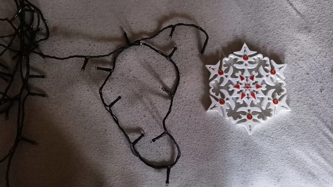 Bông Tuyết Trang Trí Đỉnh Cây Thông Noel - Image 4