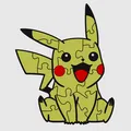 Mô hình Pikachu ghép màu - tách màu - Thumbnail 1