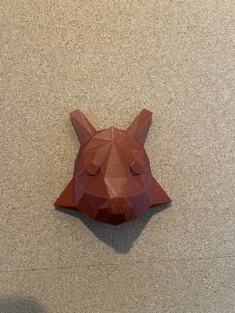 Tượng cáo low poly treo tường - Image 7