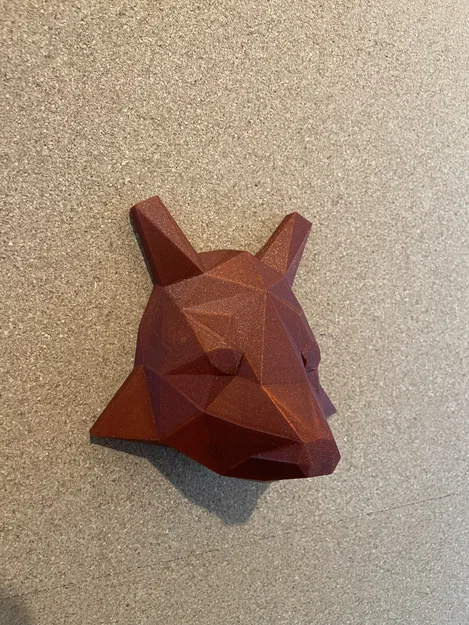 Tượng cáo low poly treo tường - Image 8