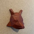 Tượng cáo low poly treo tường - Thumbnail 8