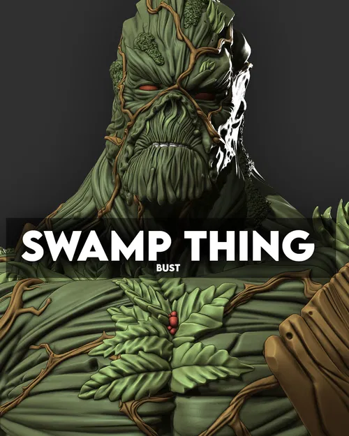 Mô Hình Đầu Swamp Thing - Image 1