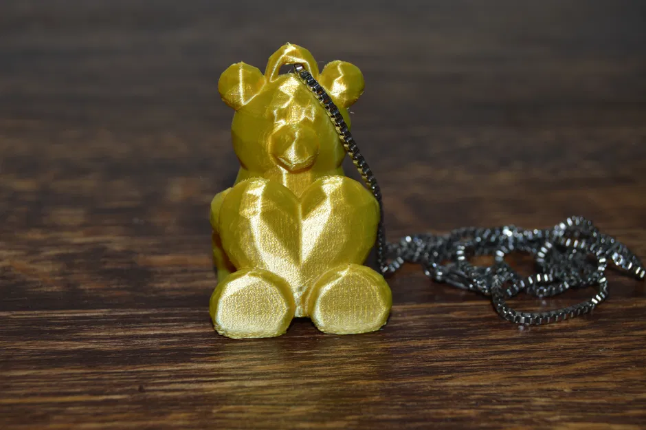 Mặt Dây Chuyền Gấu Low Poly - Image 1