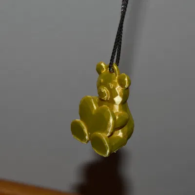 Mặt Dây Chuyền Gấu Low Poly