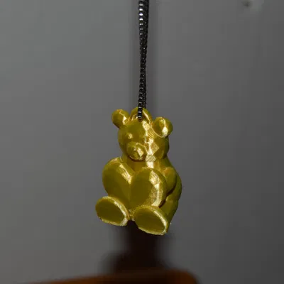 Mặt Dây Chuyền Gấu Low Poly