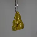 Mặt Dây Chuyền Gấu Low Poly - Thumbnail 6
