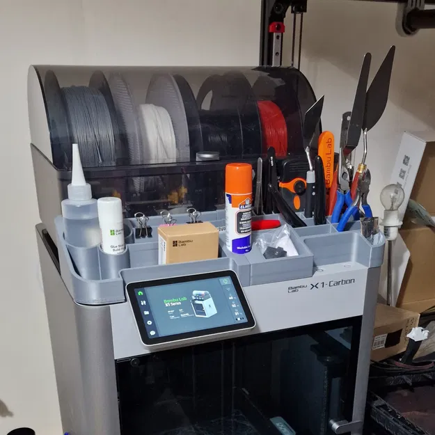 Hộp Đựng Đồ Nghề Cho Bambu Lab Carbon X1C, X1, P1S, P1P với AMS - Image 3