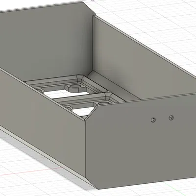 Hộc Tủ Gridfinity Module 2x5 Không Tay Nắm