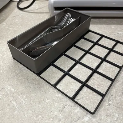 Khay Gridfinity đựng Nĩa và Muỗng