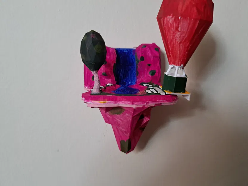 Đảo Nổi Phong Cách Low Poly - Rừng Cây - Image 2