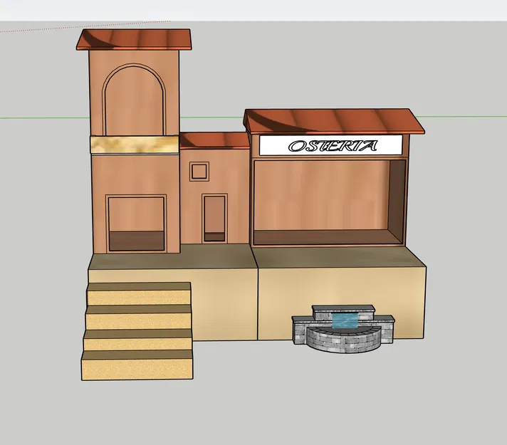 Mô Hình Nhà Cửa Cho Cảnh Chúc Sinh GT 13 - Image 1