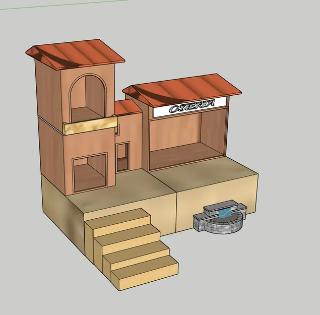 Mô Hình Nhà Cửa Cho Cảnh Chúc Sinh GT 13 - Image 2