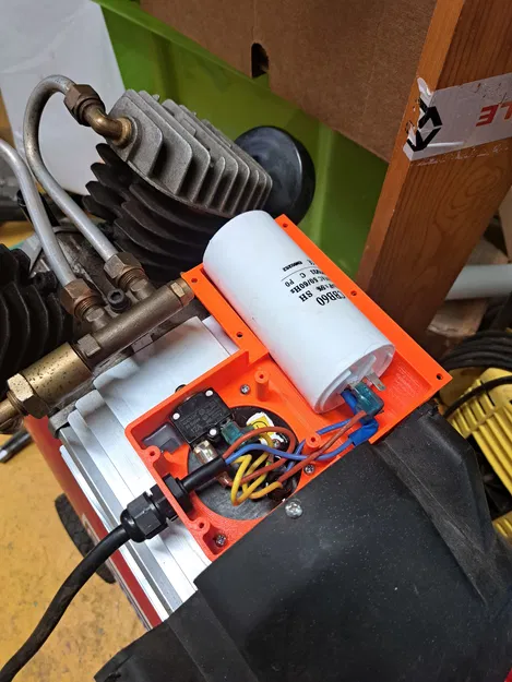 Vỏ Tụ Điện Máy Nén Khí Sealey - Image 3