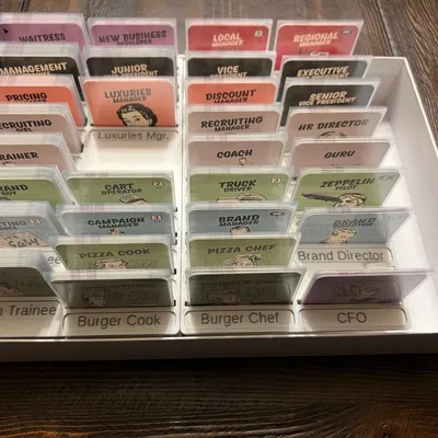 Bộ Chèn / Tổ Chức Food Chain Magnate - Có Giá Đỡ Nhân Viên & Hỗ Trợ Bảng Ghi Nhớ Khô Lớn Hơn BGG