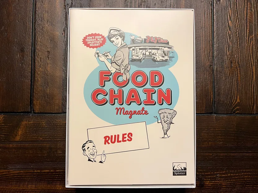 Bộ Chèn / Tổ Chức Food Chain Magnate - Có Giá Đỡ Nhân Viên & Hỗ Trợ Bảng Ghi Nhớ Khô Lớn Hơn BGG - Image 3