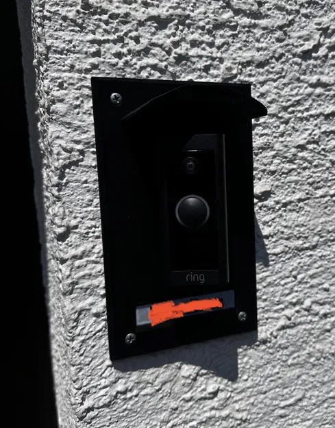 Đế Gắn Chuông Cửa Ring Có Mái Che (Nghiêng 15 Độ) - Image 2