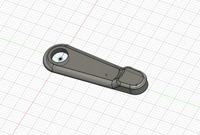 Dây Kéo Khóa Bị Gãy (File Fusion 360 Có Sẵn) - Image 1