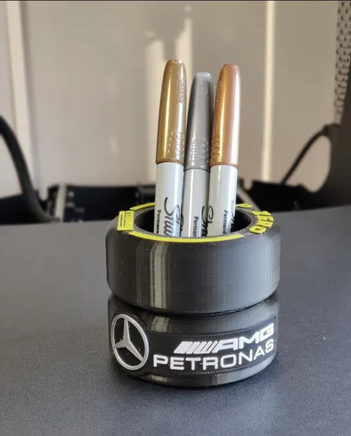 Ống Cắm Bút Hình Lốp Xe F1 - Image 3