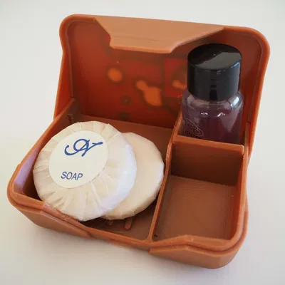 Hộp đựng xà phòng và dầu gội du lịch (vừa chai từ ebay)