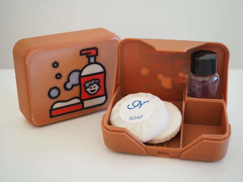 Hộp đựng xà phòng và dầu gội du lịch (vừa chai từ ebay) - Image 5