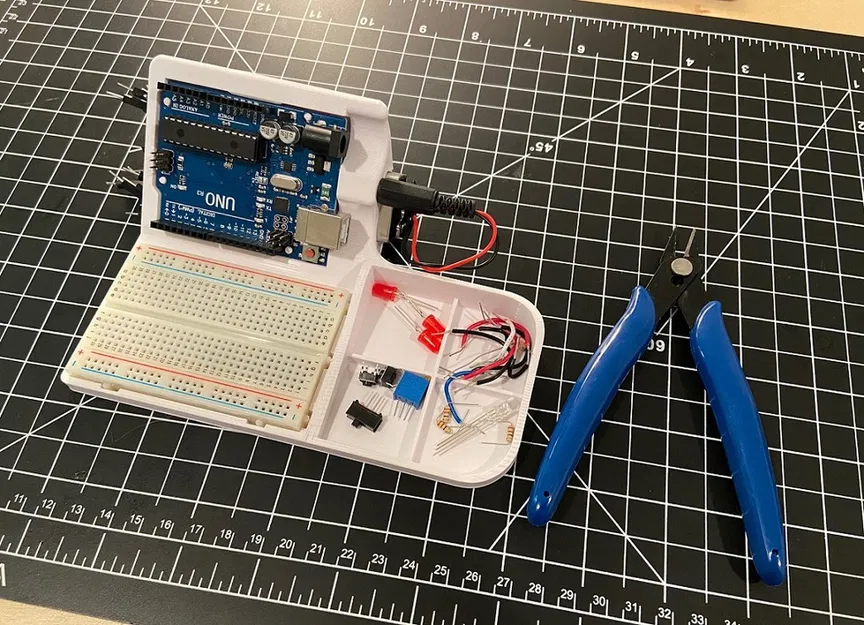 Khung giữ Arduino Uno với Breadboard - Image 2