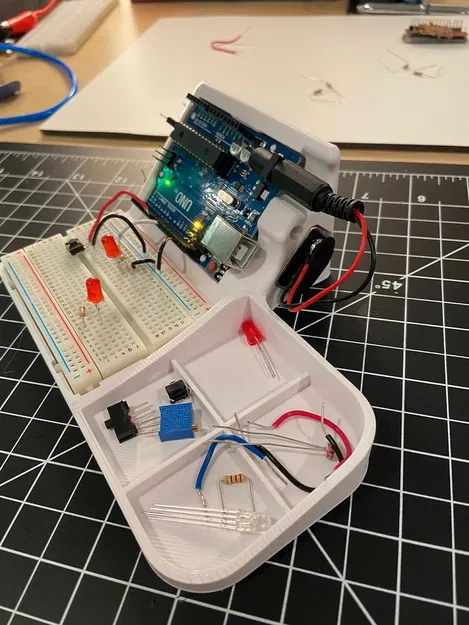 Khung giữ Arduino Uno với Breadboard - Image 4