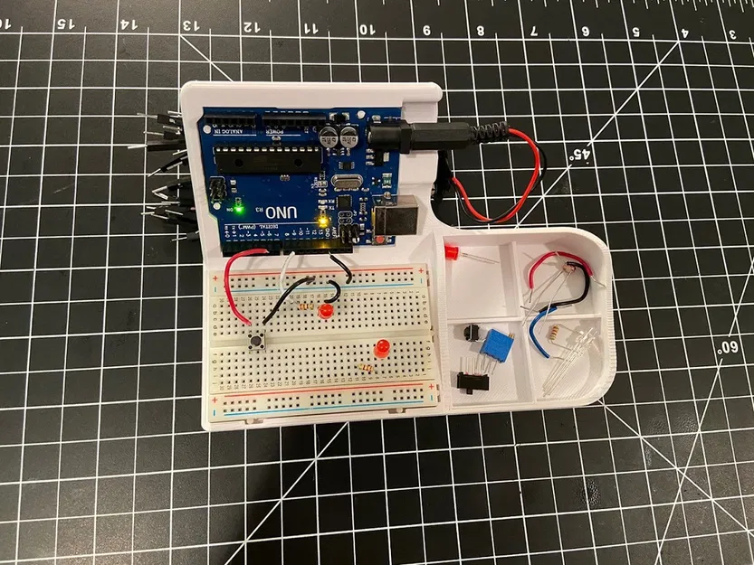 Khung giữ Arduino Uno với Breadboard - Image 5