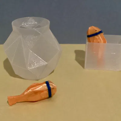 Bộ San hô Low Poly Phong cách Nemo