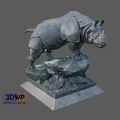 Tượng Tê Giác Quét 3D (Alfred Jacquemart) - Thumbnail 1