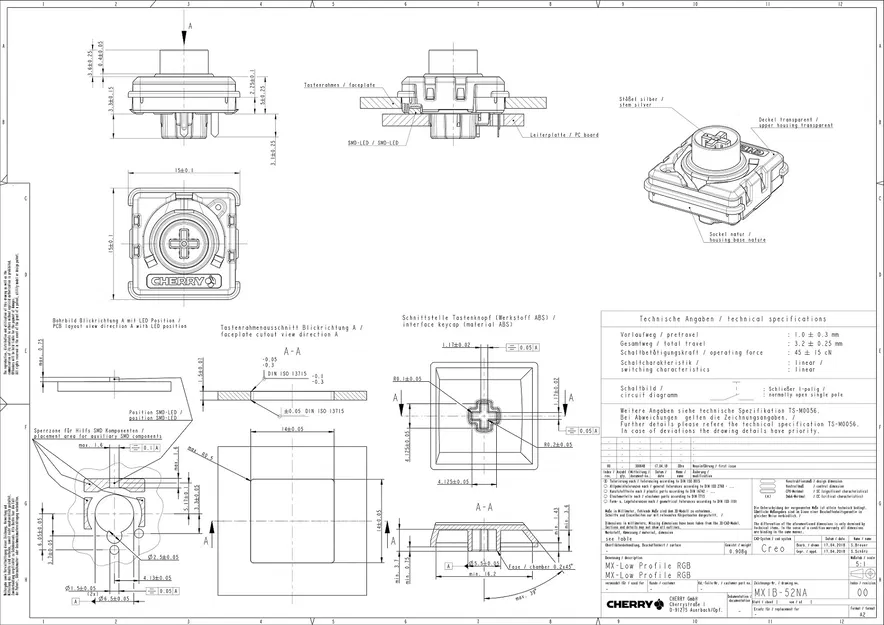 Keycap Cherry MX Low Profile - Image 5